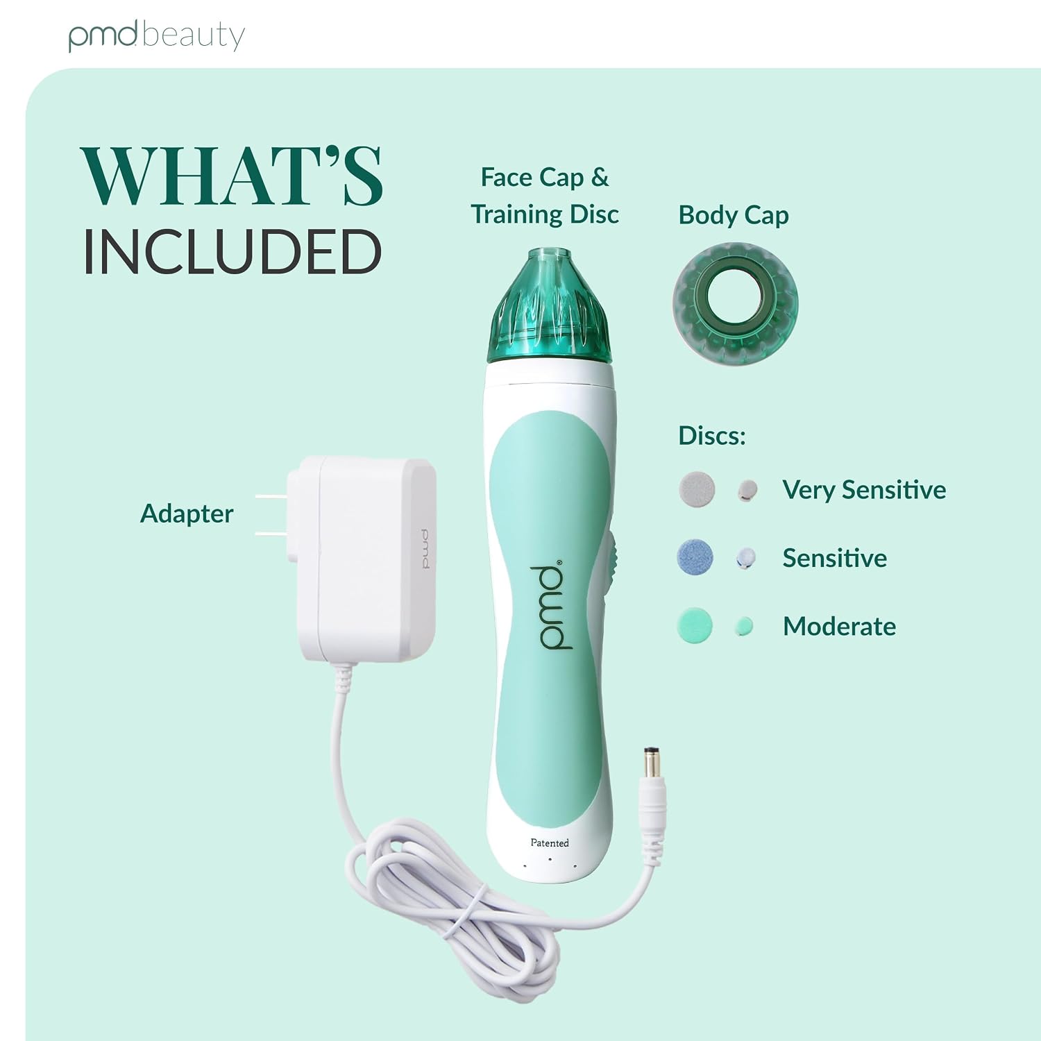 PMD Beauty Personal Microderm Classic - At-Home Use, Facial Exfoliator Tool, Microdermabrasion Machine Kit for Face and Body Skincare