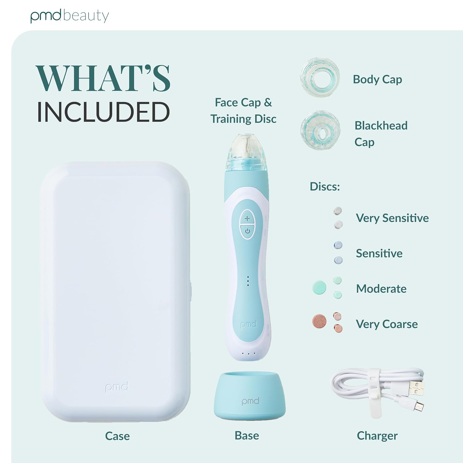 PMD Beauty Personal Microderm Elite Pro - At-Home Use, Facial Exfoliator Tool, Microdermabrasion Machine Kit for Face and Body Skincare
