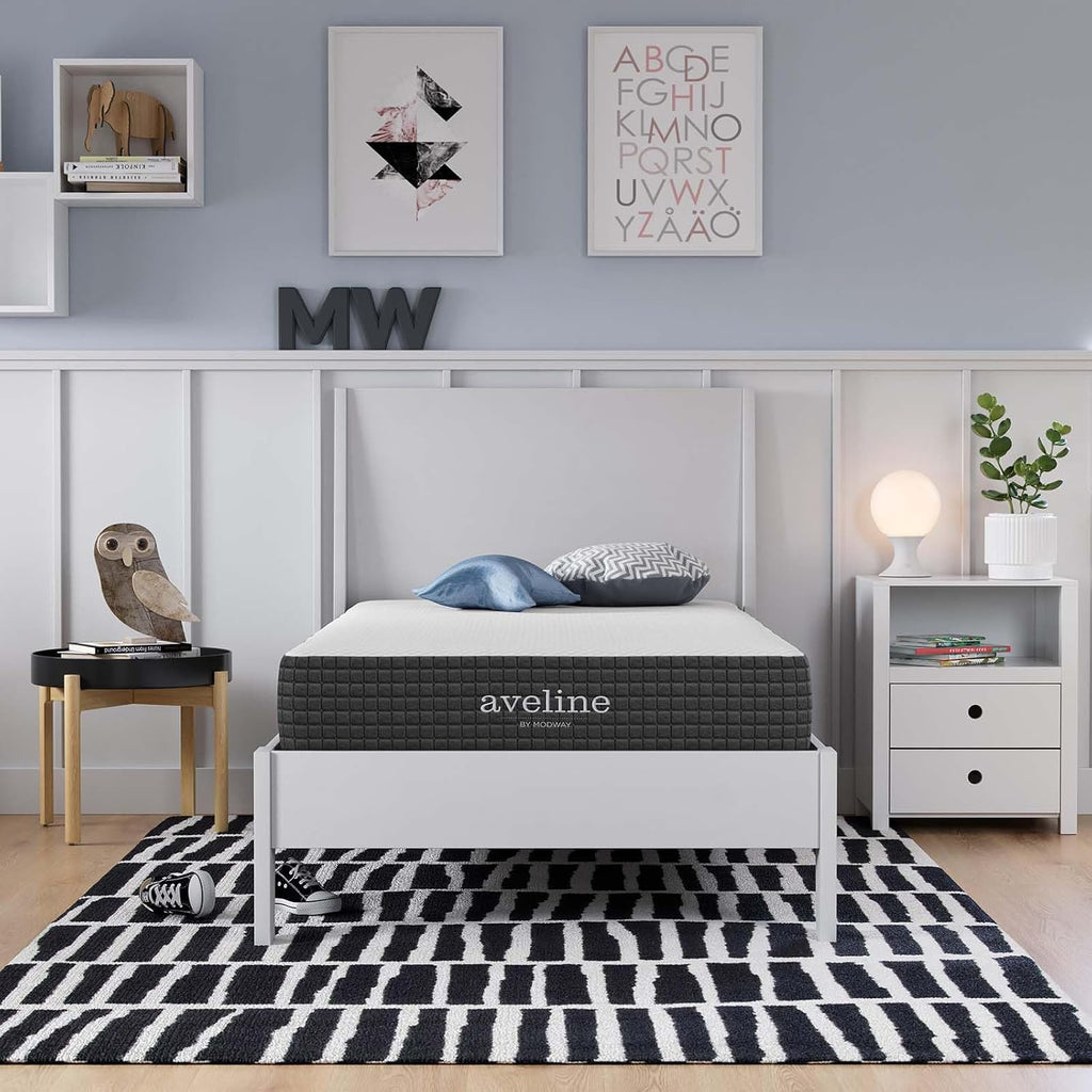 Modway Aveline 8' Gel Infused Memory Mattress with CertiPUR-US Certified Foam Twin Mattress