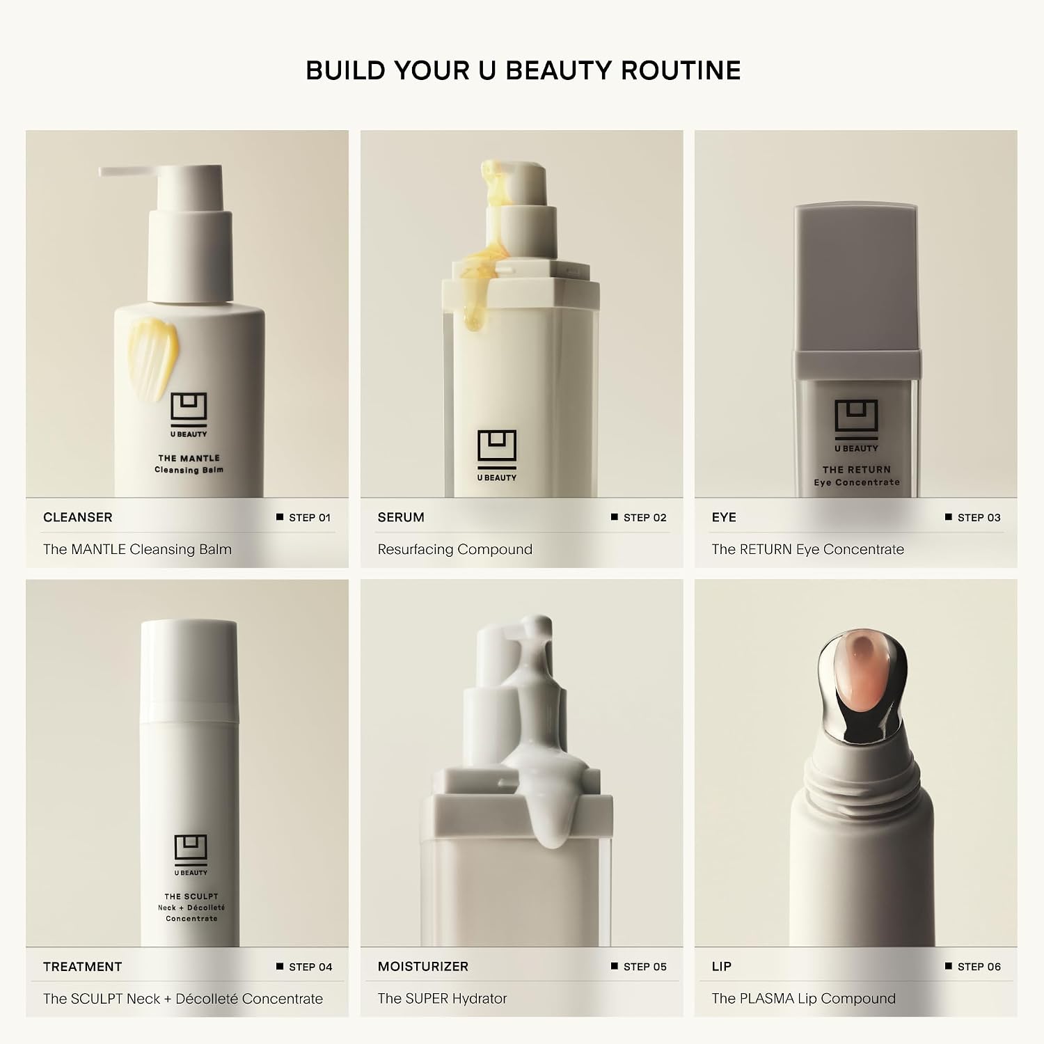 U Beauty Resurfacing Compound - Anti-Aging Daily Serum with Mandelic Acid, a Gentle Blend of Exfoliants, Retinol + Vitamin C for Smoother, Brighter, & Revitalized-Looking Skin - 1.7 fl oz