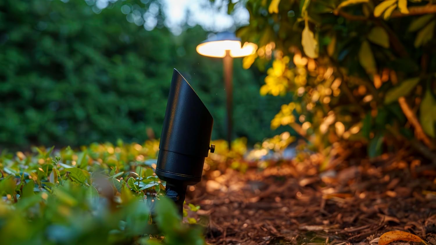 VOLT 12V Brass (Black) 6 Spotlight 3 Path Light LED Landscape Lighting Starter Kit with 150W Low Voltage Transformer
