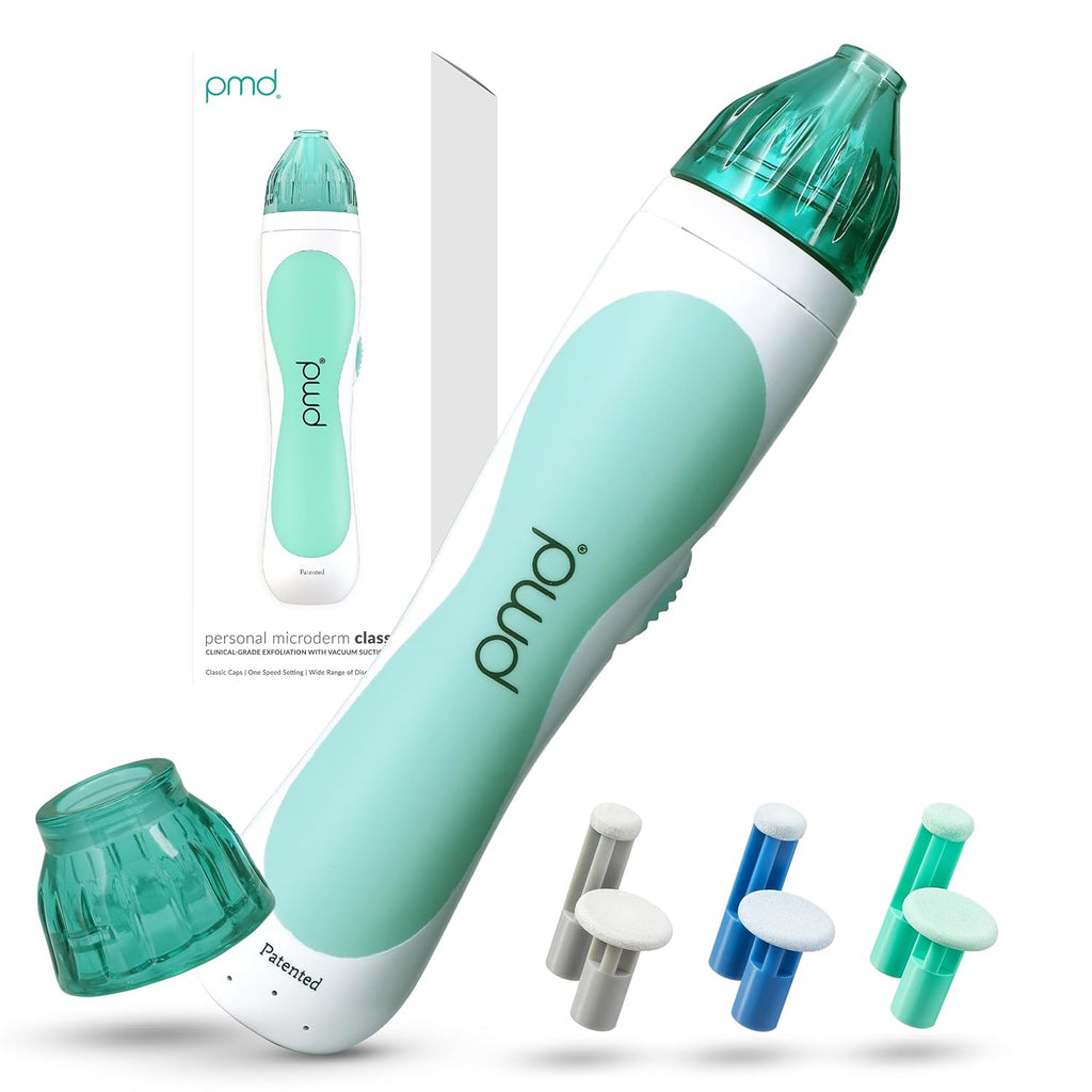 PMD Beauty Personal Microderm Classic - At-Home Use, Facial Exfoliator Tool, Microdermabrasion Machine Kit for Face and Body Skincare