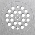 Tile Redi USA Square Drain Plate, Brushed Nickel, 5.75'', 2-Piece Set- Square