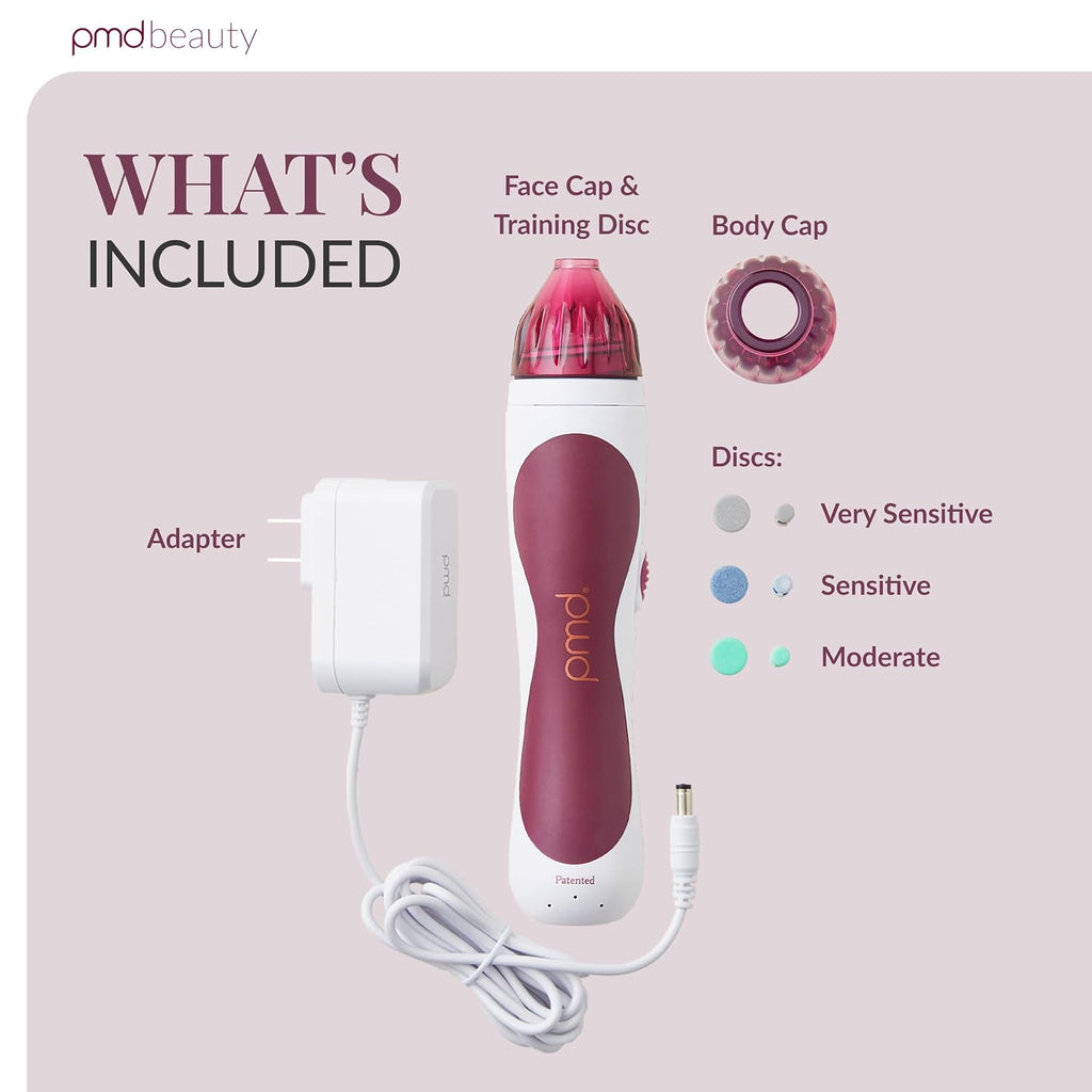 PMD Beauty Personal Microderm Classic - At-Home Use, Facial Exfoliator Tool, Microdermabrasion Machine Kit for Face and Body Skincare
