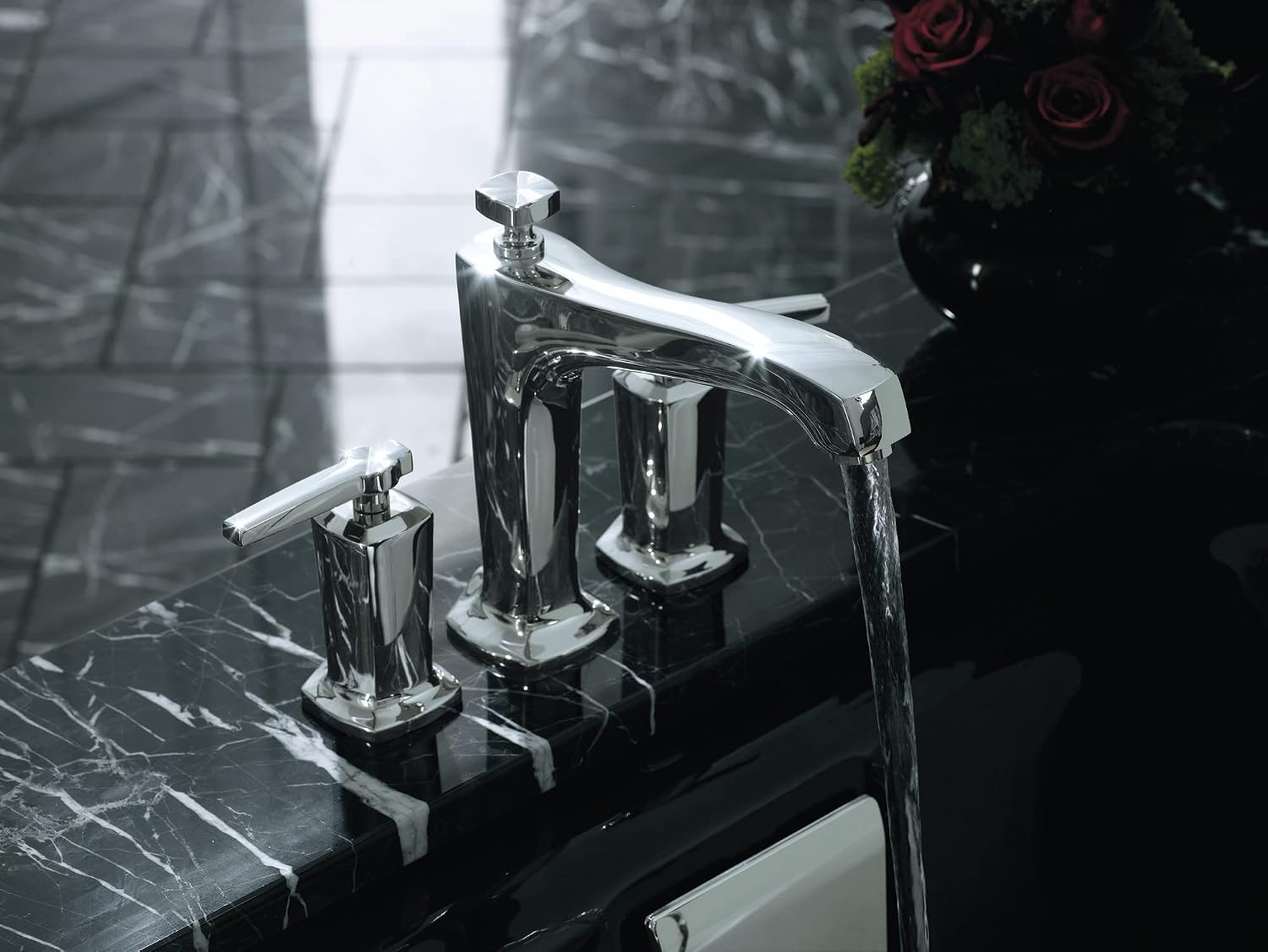 KOHLER K- 7169-AF-BL Tea-For-Two 1-1/2 in. Adjustable Pop-Up Drain, MATTE BLACK