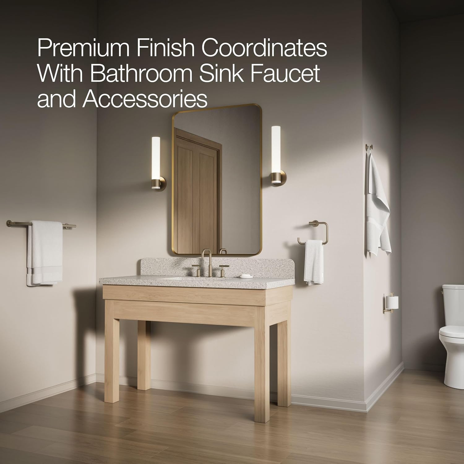 Kohler 21265-L-BV Irvine K-21265-L-BV Trip Lever, Brushed Bronze, Vibrant French Gold