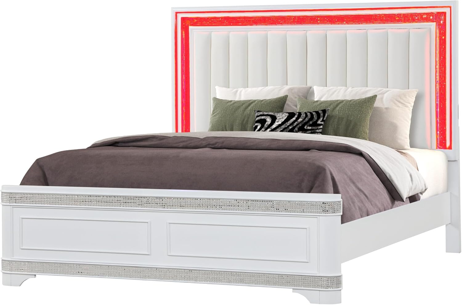 First of a Kind Cosmos Furniture Amani Queen 5 Piece Bedroom Set