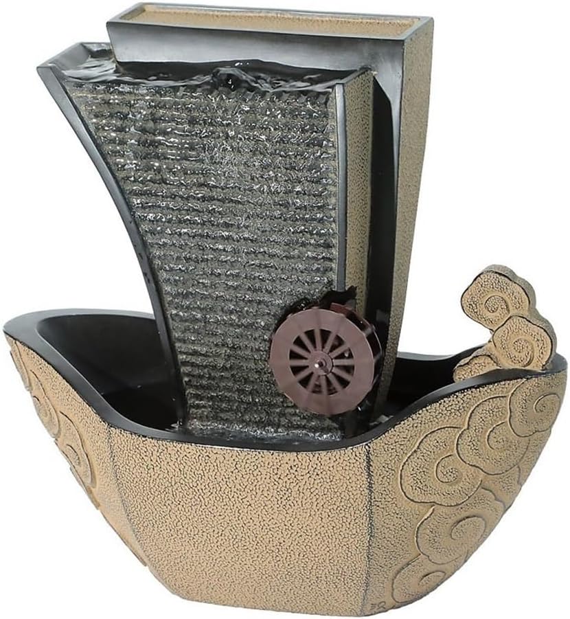 Tabletop Fountain Indoor Tabletop Waterfall Fountain Chinese Style Water Pendulum Circulating Water Landscape