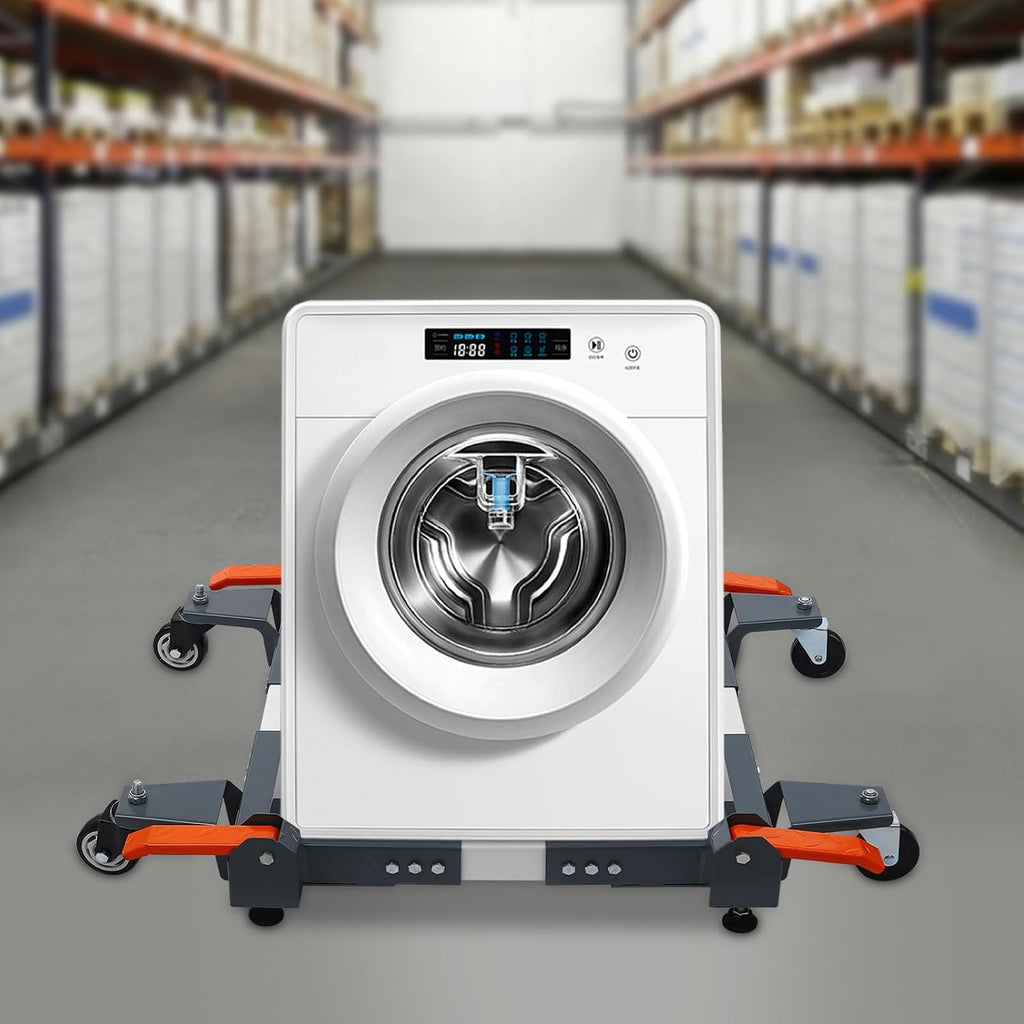 1500LBS Universal Mobile Base, Grey Adjustable Mobile Base W/ 4 Universal Wheels, Heavy Duty Mobile Base, Mobile Base Kit, Q235 Steel Mobile Base Machine for Factories and Homes