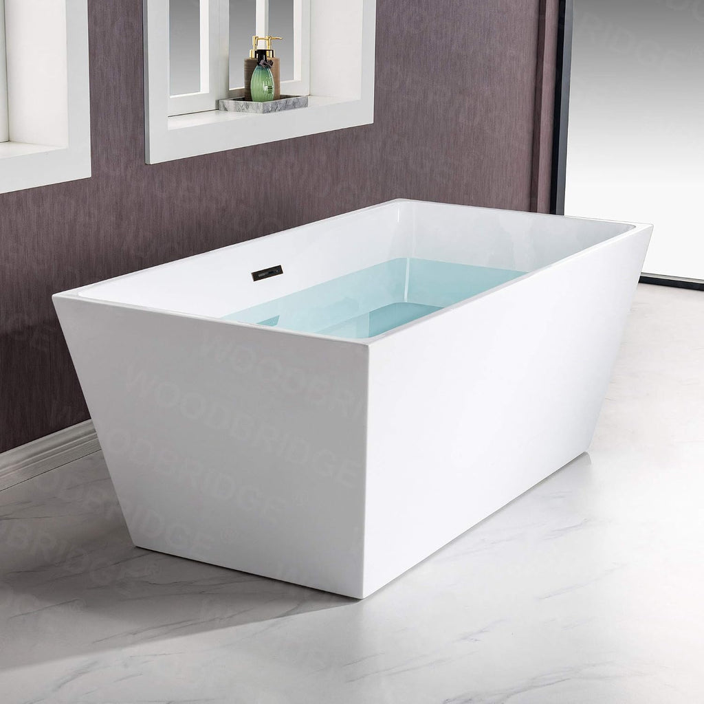 WOODBRIDGE B1412-ORB-Drain &O Bathtub, Oil Rubbed Bronze (B1412 -ORB-Drain &O)