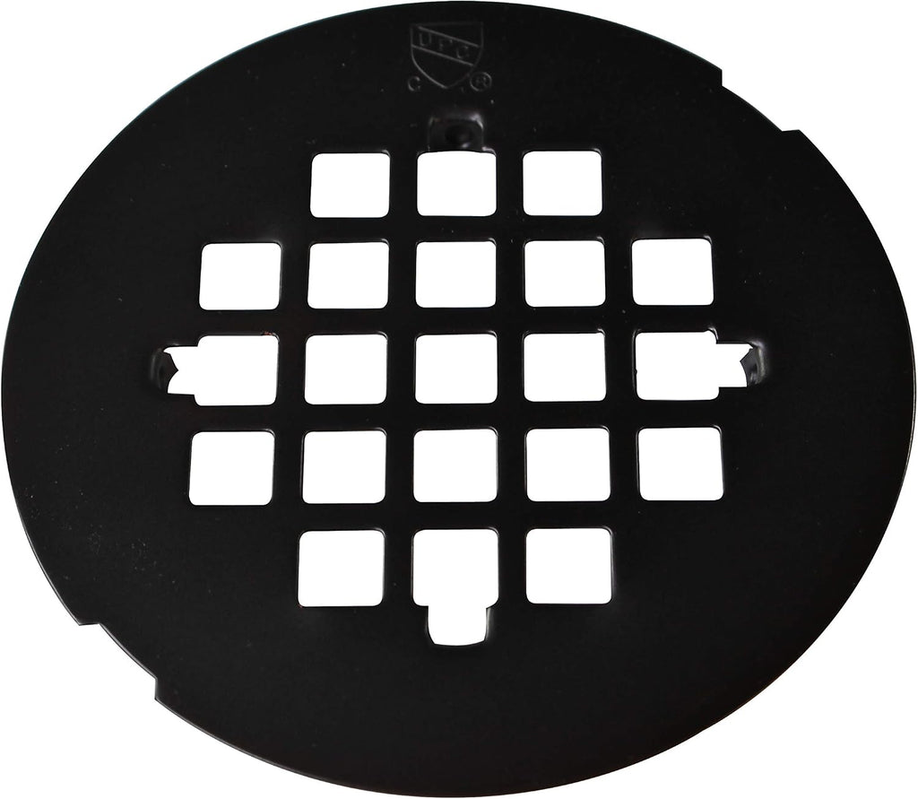 Westbrass D319-100-12 4-1/4' OD Casper Style Brass Snap-in Shower Strainer Grid Drain Cover, Oil Rubbed Bronze (100-Pack)
