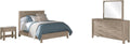 Coaster Home Furnishings - Solano - Wood - 4-Piece Bedroom Set with Arched Frame, Dual USB Ports and Upholstered Headboard - Bedroom - Queen Size - Weathered Mango - 222521Q-S4