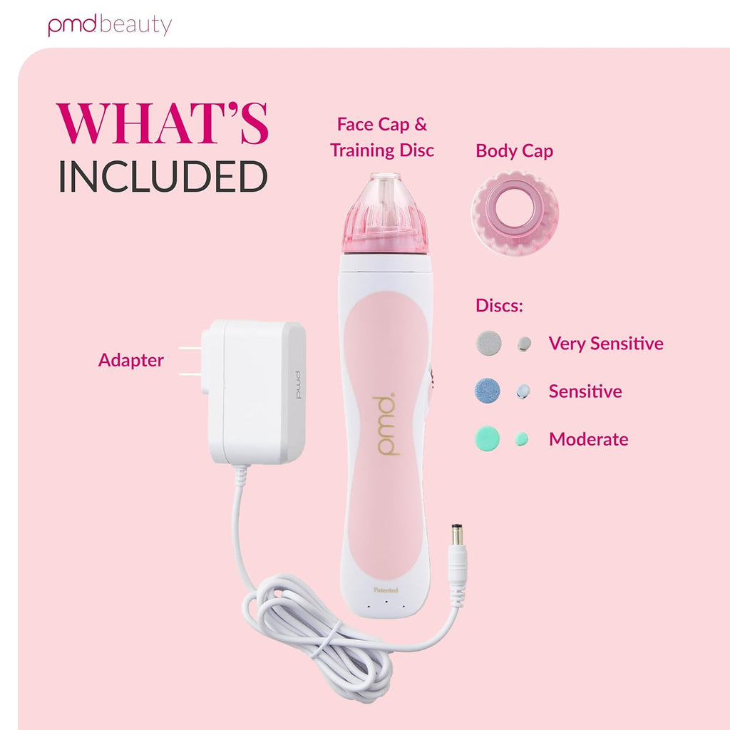 PMD Beauty Personal Microderm Classic - At-Home Use, Facial Exfoliator Tool, Microdermabrasion Machine Kit for Face and Body Skincare