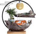 Indoor Fountain Chinese Style Circulating Water Fish Tank Decoration Living Room Office Desktop Humidifier Water Dispenser Tabletop Fountains Decor
