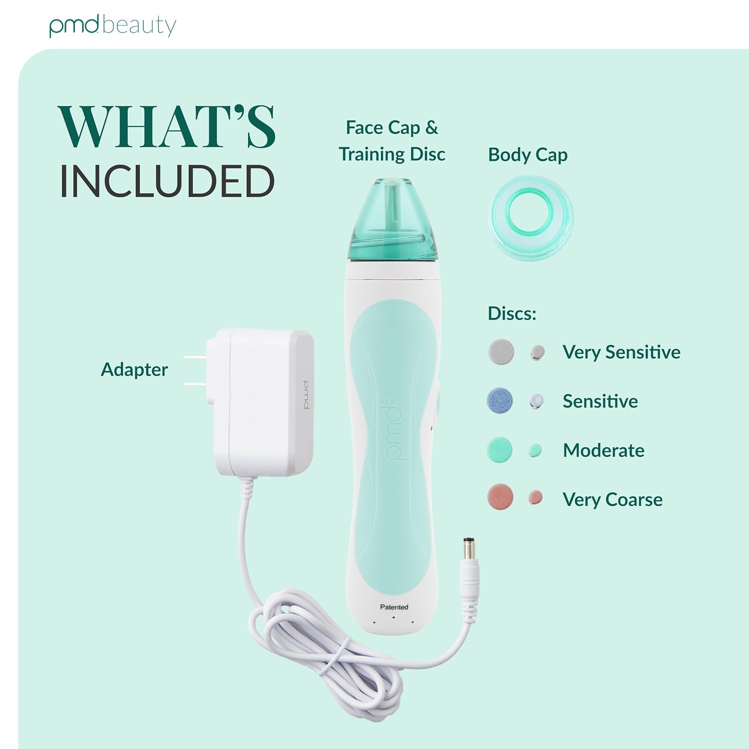 PMD Beauty Personal Microderm Pro - At-Home Use, Facial Exfoliator Tool, Microdermabrasion Machine Kit for Face and Body Skincare