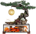 Waterfall Fountain Indoor Flowing Water Fish Tank Ornaments Home Living Room Desktop Decorations Circulation Fountain Landscape Table Top Water