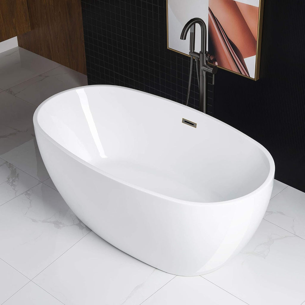 WOODBRIDGE B0018-ORB-Drain &O Bathtub, Oil Rubbed Bronze (B0018 -ORB-Drain &O)