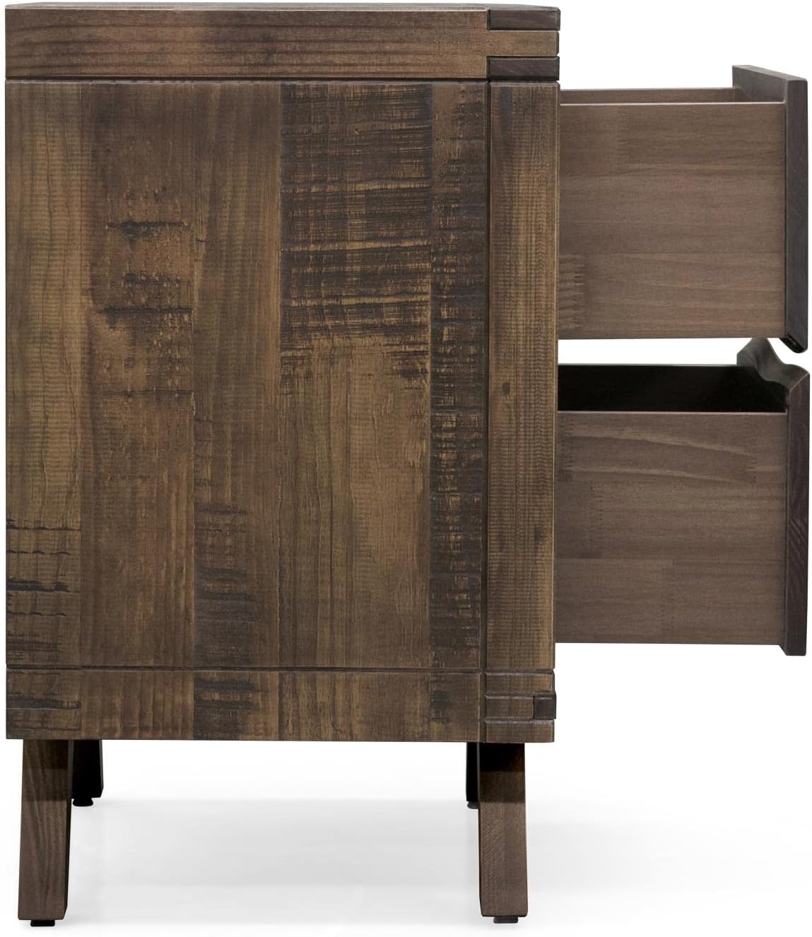 Steve Silver 5-Pc Pasco Bedroom Set in Distressed Cocoa (King: 93 in. L x 85.3 in W x 44 in. H)