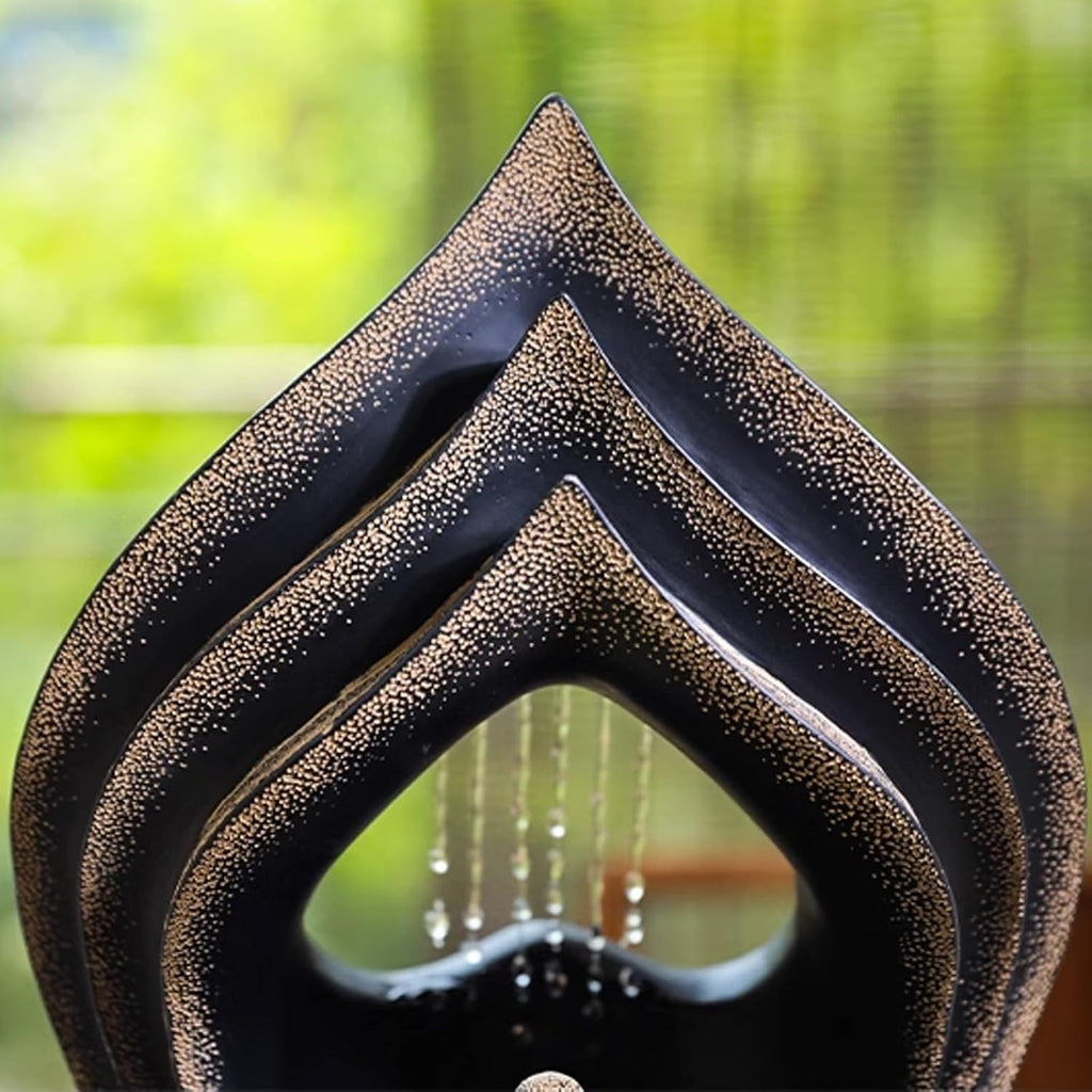 Tabletop Fountain New Chinese Style Flowing Water Decoration, Home, Office, Living Room, Porch, Desktop Decoration, Fountain Landscape Desktop Fountain