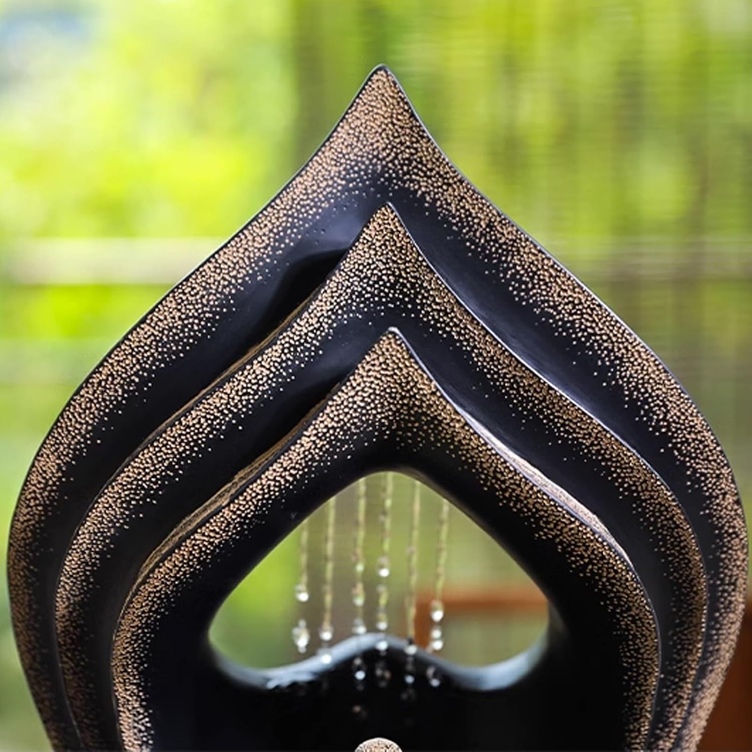 Tabletop Fountain New Chinese Style Flowing Water Decoration, Home, Office, Living Room, Porch, Desktop Decoration, Fountain Landscape Desktop Fountain