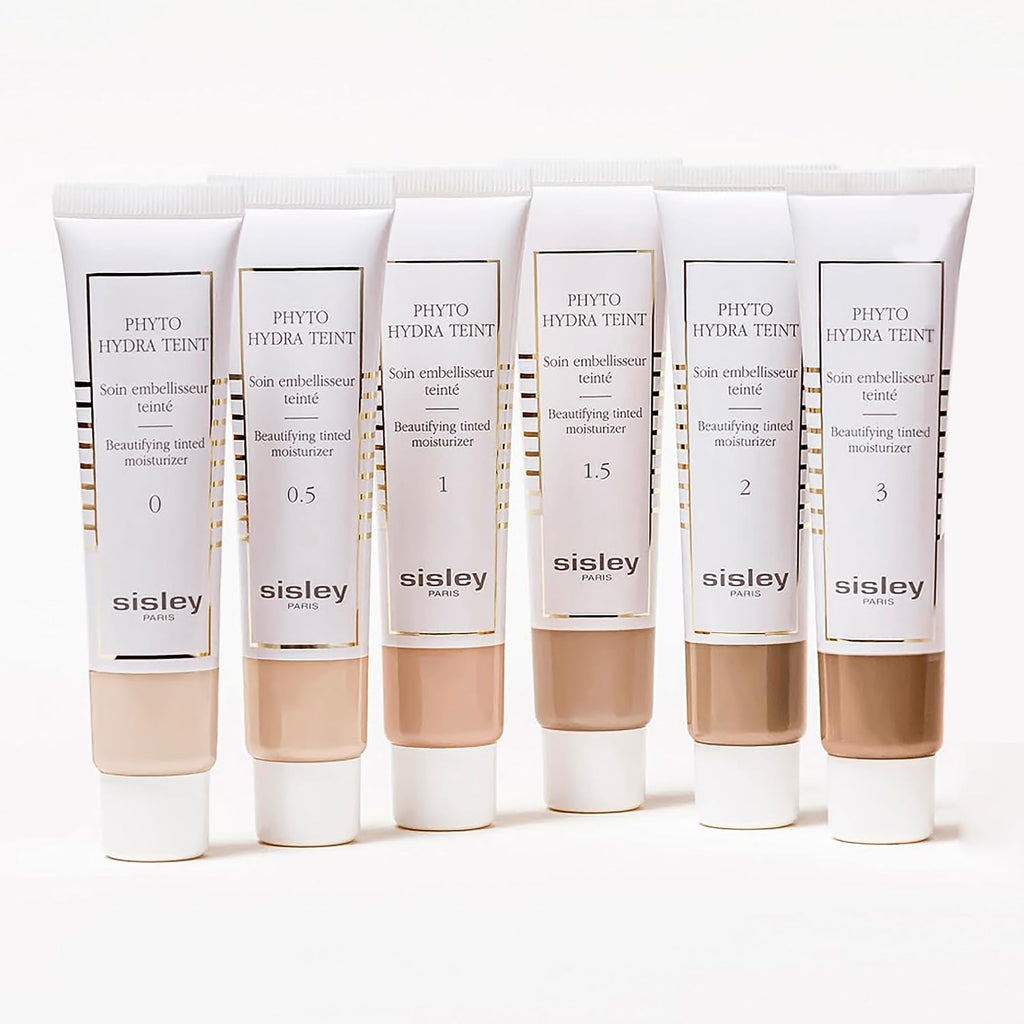 Sisley Paris Phyto-Hydra Teint, No. 0.5 Opal - 40 mL - Beautifying Tinted Moisturizer - Evens, Corrects & Illuminates - Glide-On, Light Texture for Glowy, Bare-Skin Finish