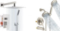 Shower Faucet Set and Shower System with Tub Spout