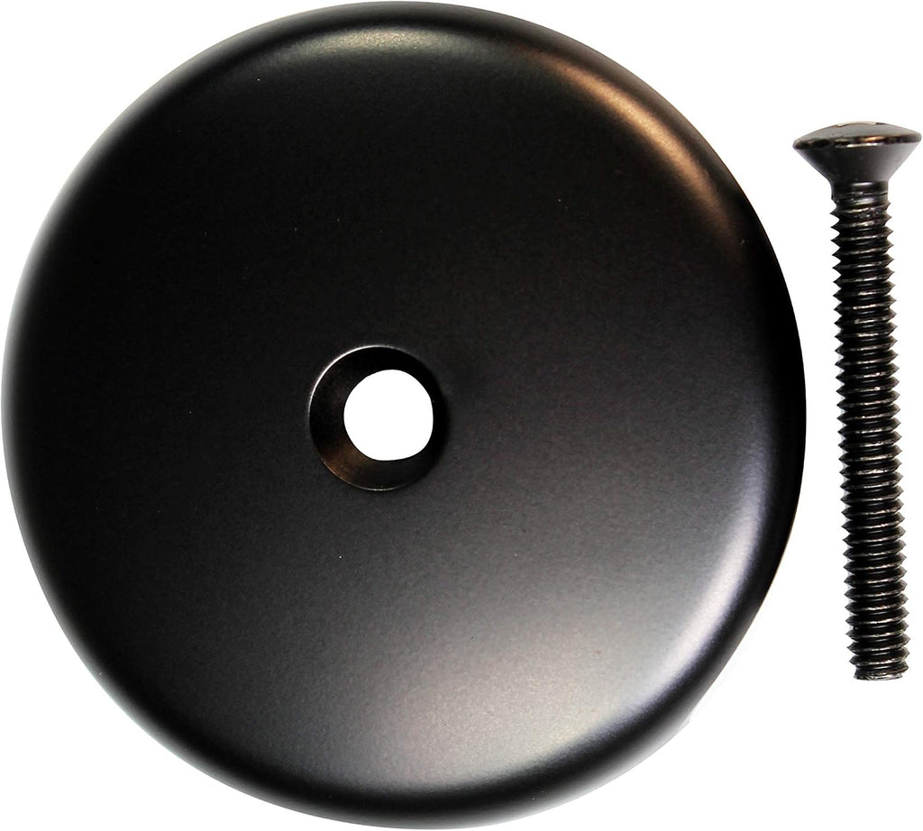 Westbrass D328-200-12 3-1/8' One-Hole Bathtub Overflow Faceplate and Screw, Oil Rubbed Bronze (200-Pack)