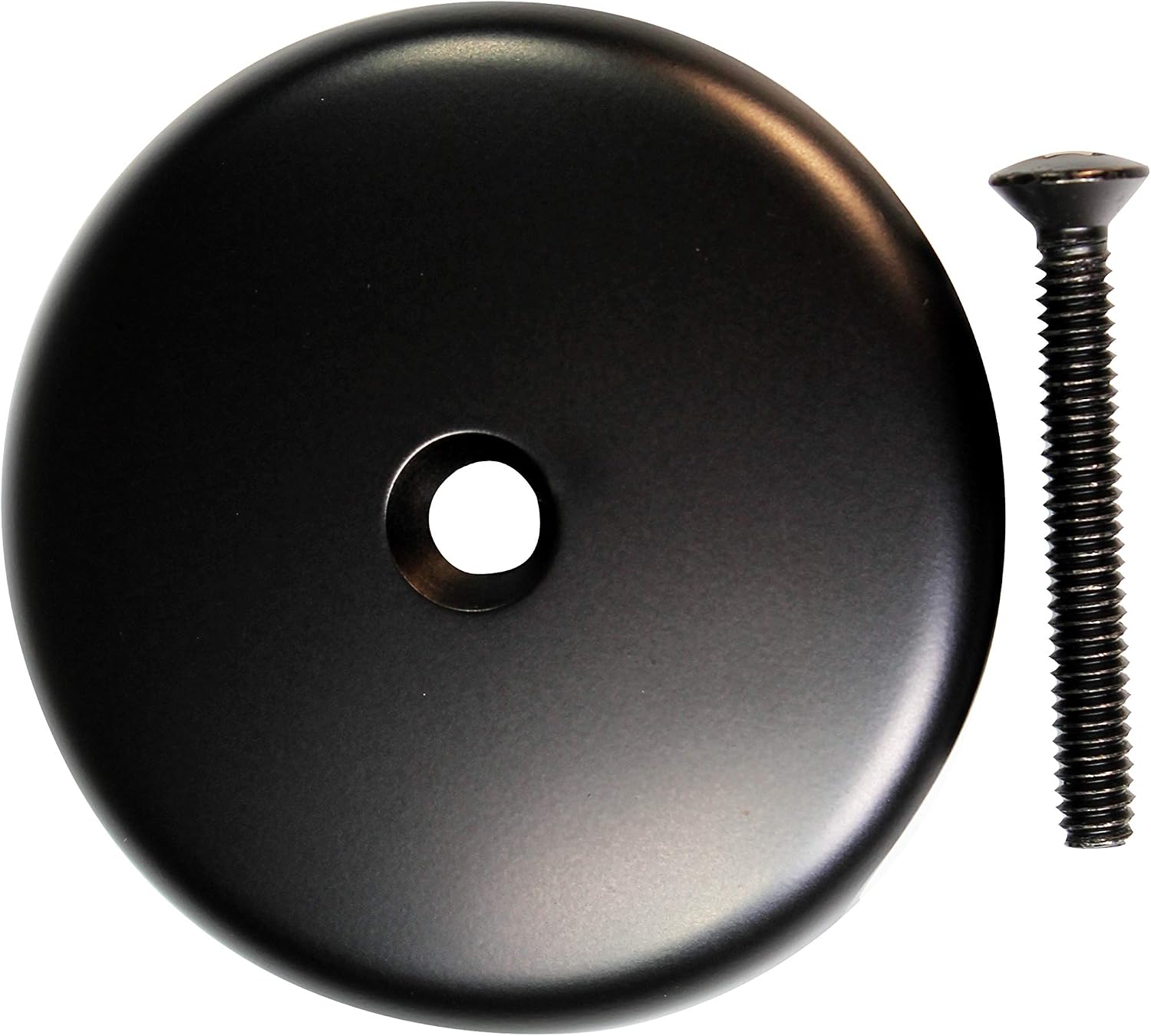 Westbrass D328-200-12 3-1/8' One-Hole Bathtub Overflow Faceplate and Screw, Oil Rubbed Bronze (200-Pack)