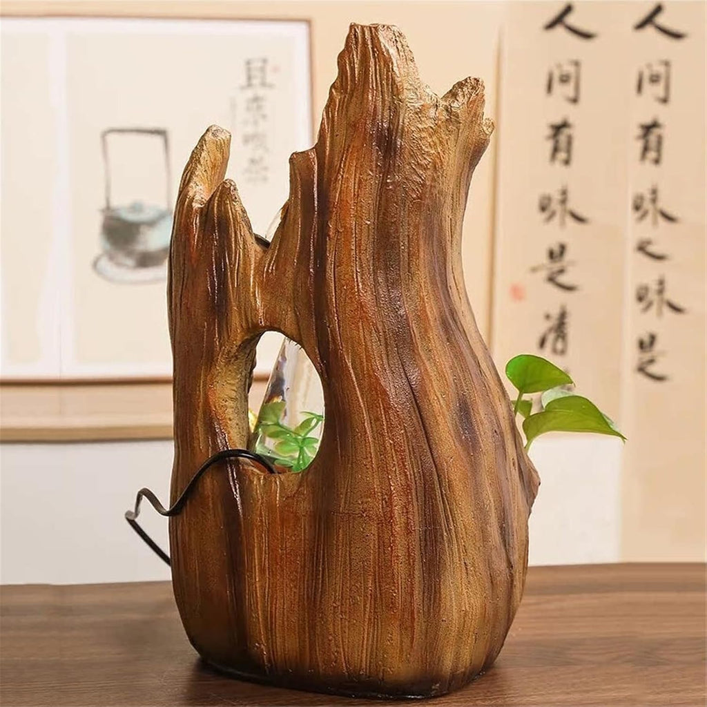Tabletop Water Fountain Tabletop Fountain Small Home Desktop Fish Tank Water Circulation Water Ornaments Office Relaxation Meditation Fountain
