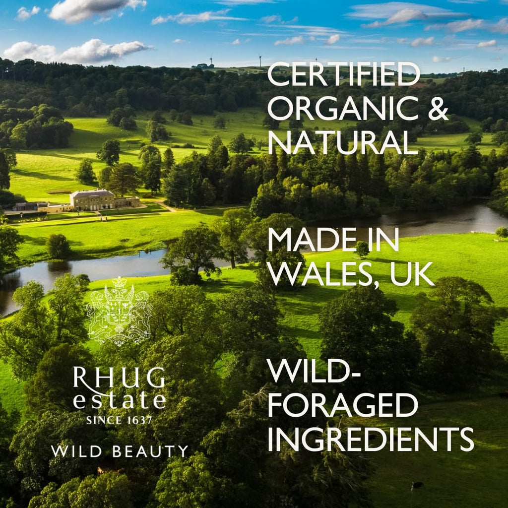 Rhug Wild Beauty - Nourishing Eye Cream with Elderflower | Hydrating Under Eye Moisturizer | 15ml | Made in the UK