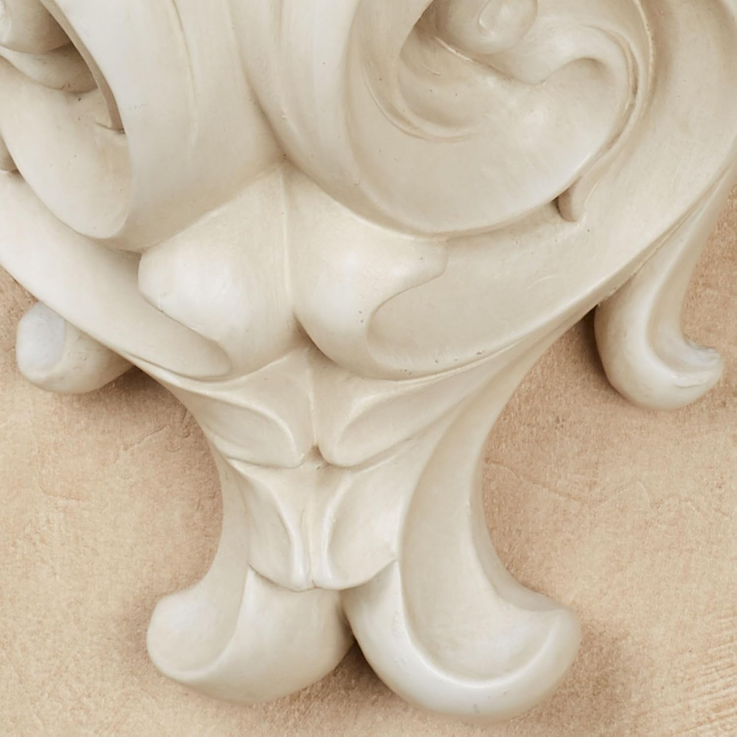 Touch of Class Clareville Antique White Acanthus Leaf Wall Shelf | Victorian Style Decor