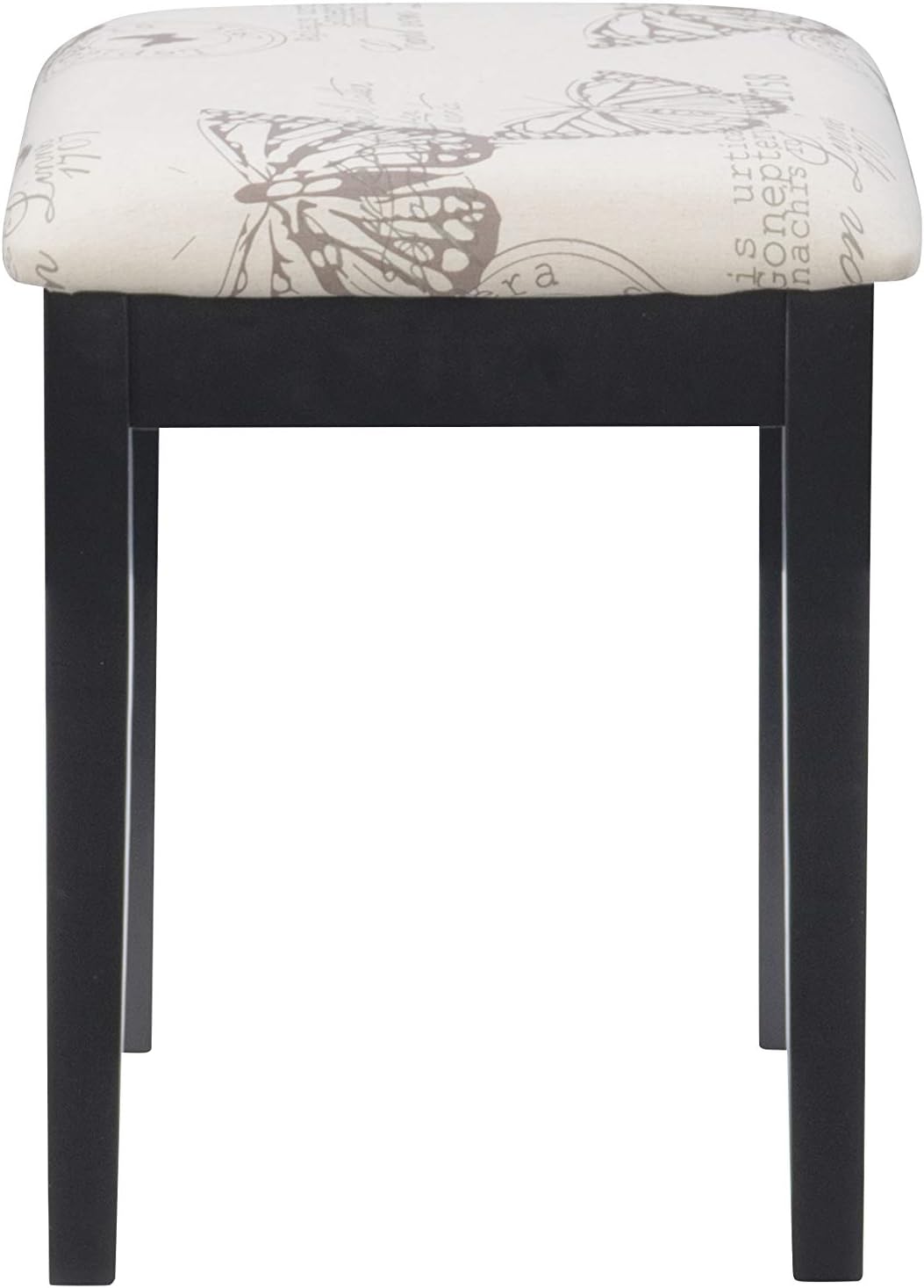 Linon Vanity Set, Black