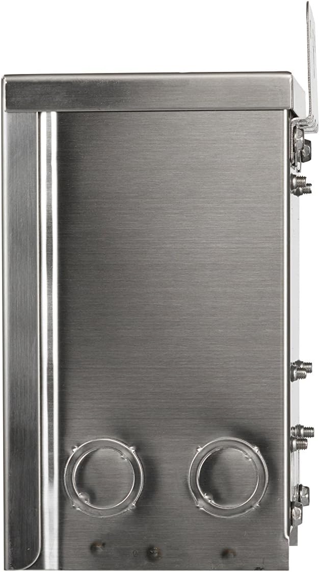 NSI Industries TORK TPX100S Low-Voltage 100-Watt Safety Transformer, For Indoor/Outdoor Pool/Spa, Landscape and Submersible Lighting Products, LED Compatible, Stainless Steel