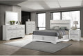 HomeStock Naturally Nice 5-Piece Eastern King Bedroom Set White