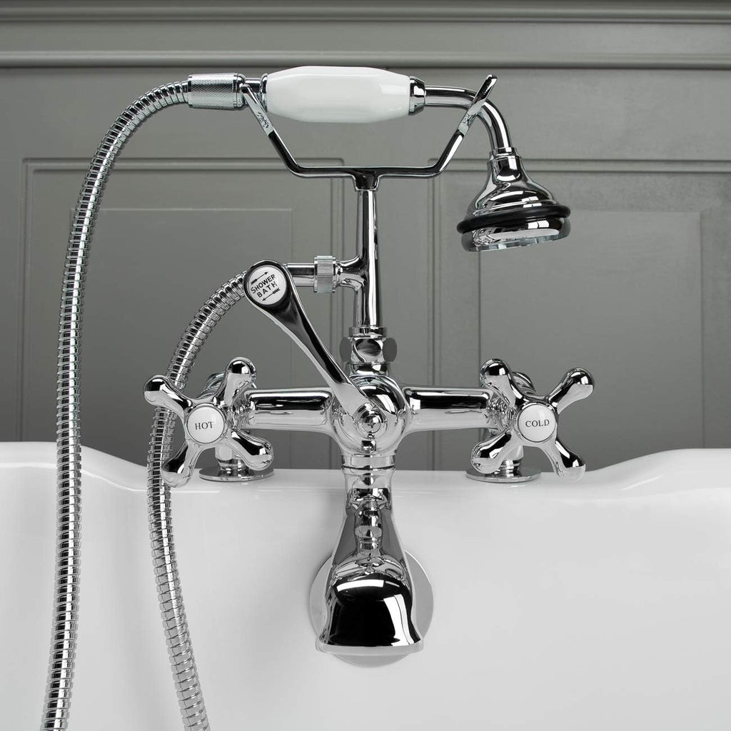 Vintage Tub & Bath Deck Mount Tub Faucet Set