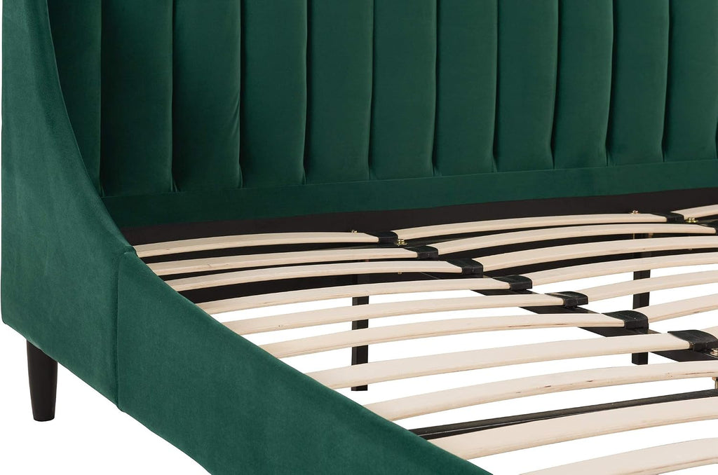 Jennifer Taylor Home Aspen Vertical Tufted Modern Headboard Platform Bed Set