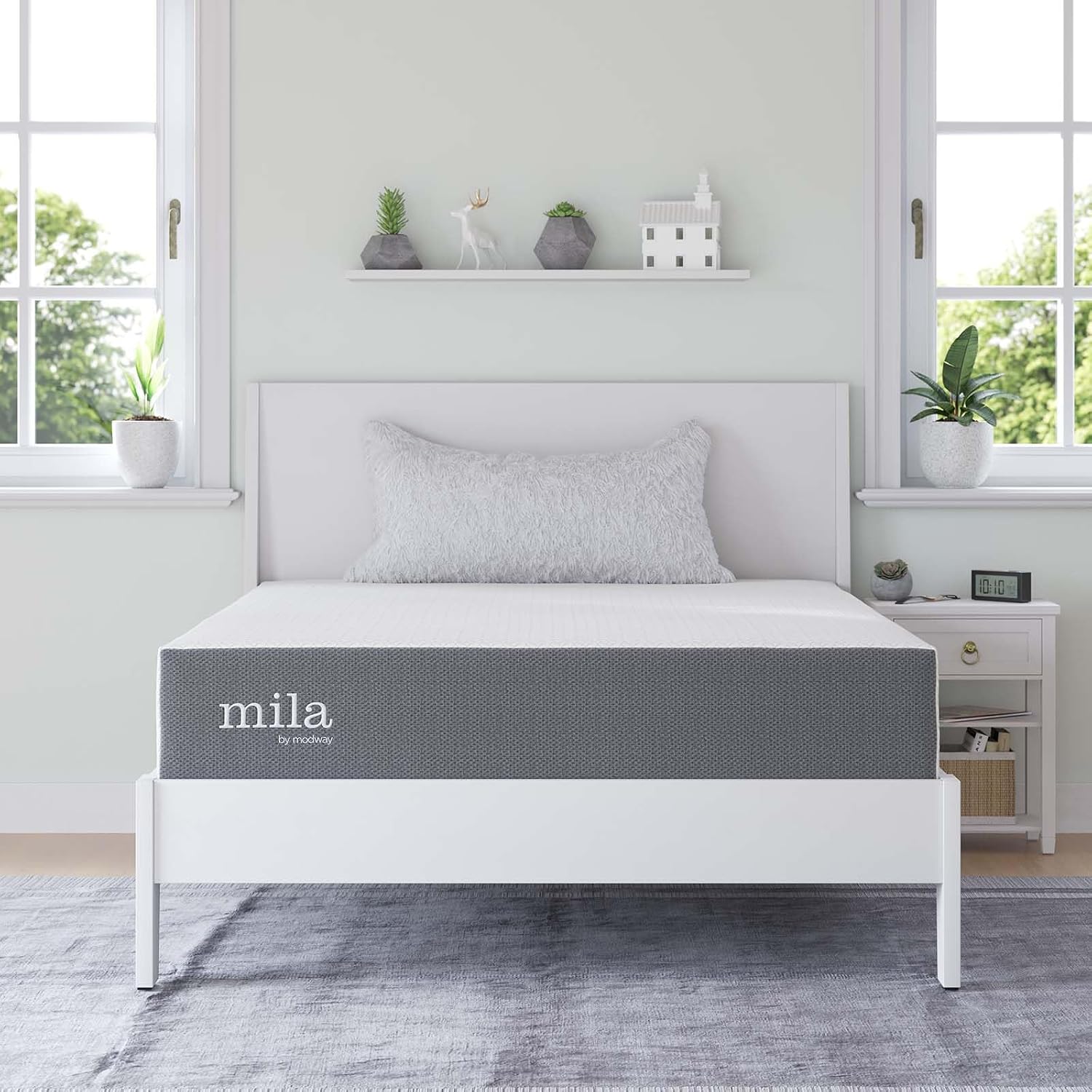 Modway Mila Firm 10' Fiberglass Free Memory Foam Full Mattress