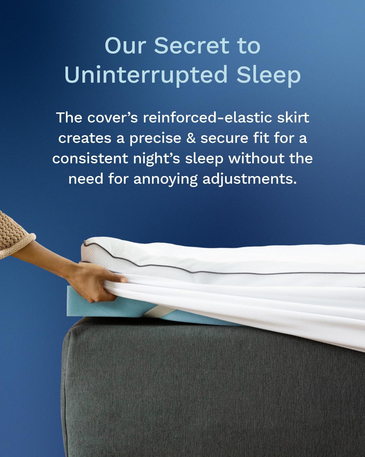 ViscoSoft 4 Inch Pillow Top Memory Foam Mattress Topper Twin - Cooling Hybrid Lux Dual Layer Mattress Pad - CertiPUR-US Certified