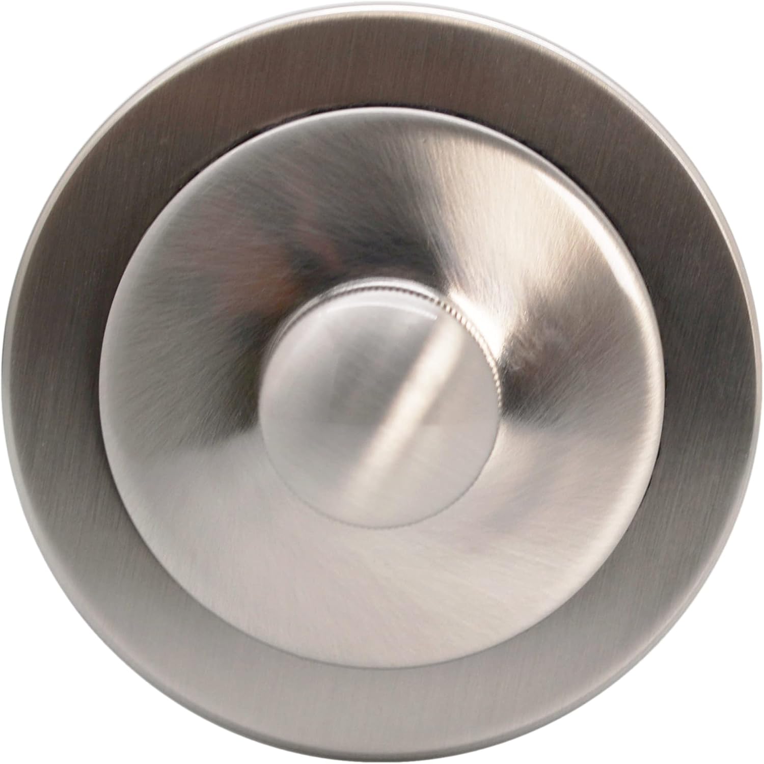 Westbrass A3264-07 22-1/2' Brass Bath Waste & Overflow Assembly with Pull Drain Plug and 2-Hole Faceplate, Satin Nickel