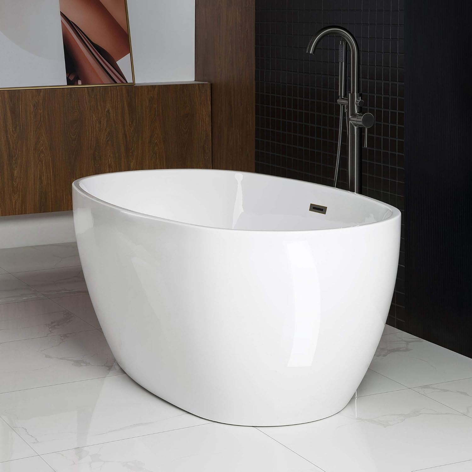 WOODBRIDGE B0018-ORB-Drain &O Bathtub, Oil Rubbed Bronze (B0018 -ORB-Drain &O)