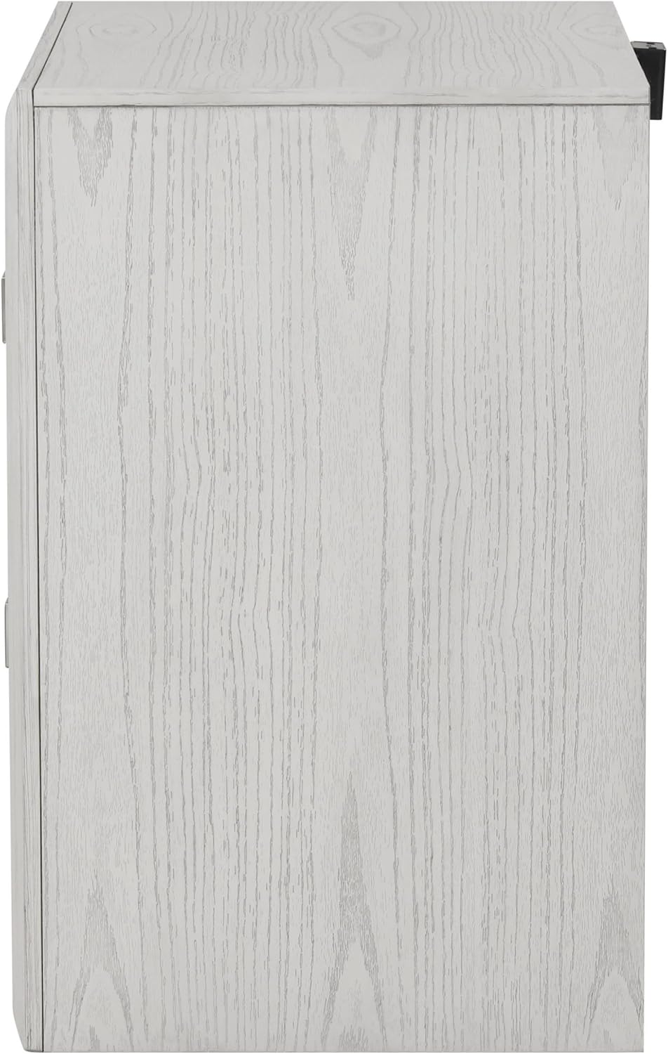 Furniture of America Babsi Modern Wood 5-Piece Bedroom Set with Greek Key Pull, USB Chargers on Nightstand, Felt-Lined Top & Cedarwood-Lined Bottom Drawers, Box Spring Needed, Queen, Rustic White