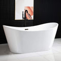 WOODBRIDGE BTA1515-ORB-Drain-&O Bathtub, Oil-Rubbed Bronze