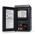 GOODSMANN Low Voltage Transformer 300 Watt with Timer, Photo Eye Sensor and Weather Shield for Outdoor Lighting Metal Transformer 120V AC to 12V AC 9920-0300-01