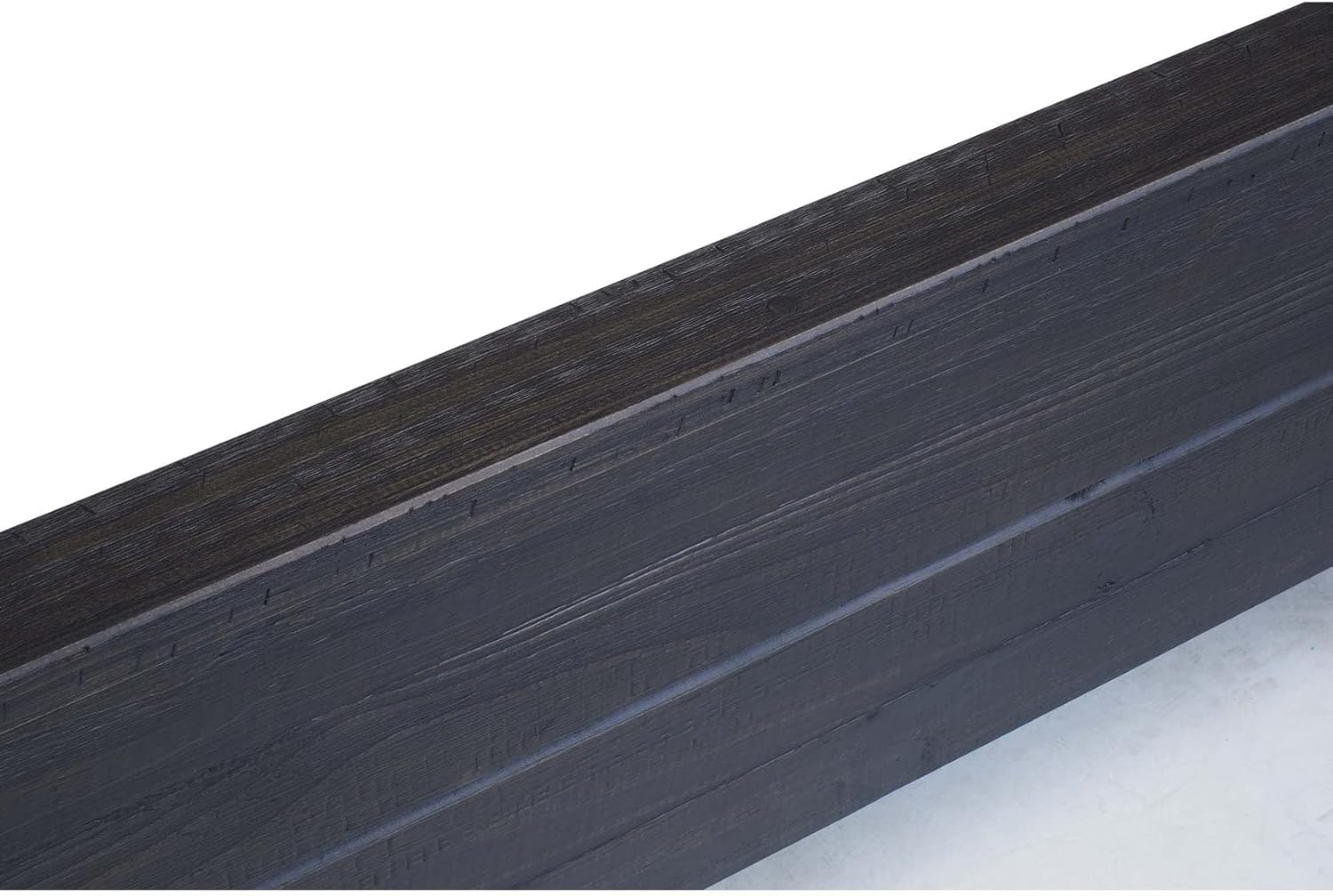 Grain Wood Furniture Montauk Solid Wood Bed, Full Size, Farmhouse Black