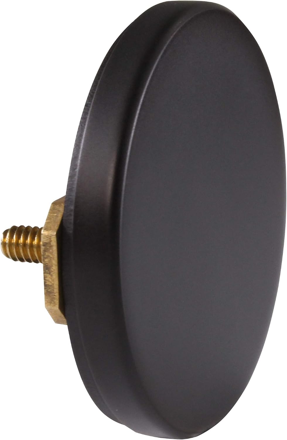 Westbrass A321H-12 14' Brass Bath Waste & Overflow Assembly with Twist & Close Drain Plug and Illusionary Faceplate, Oil Rubbed Bronze