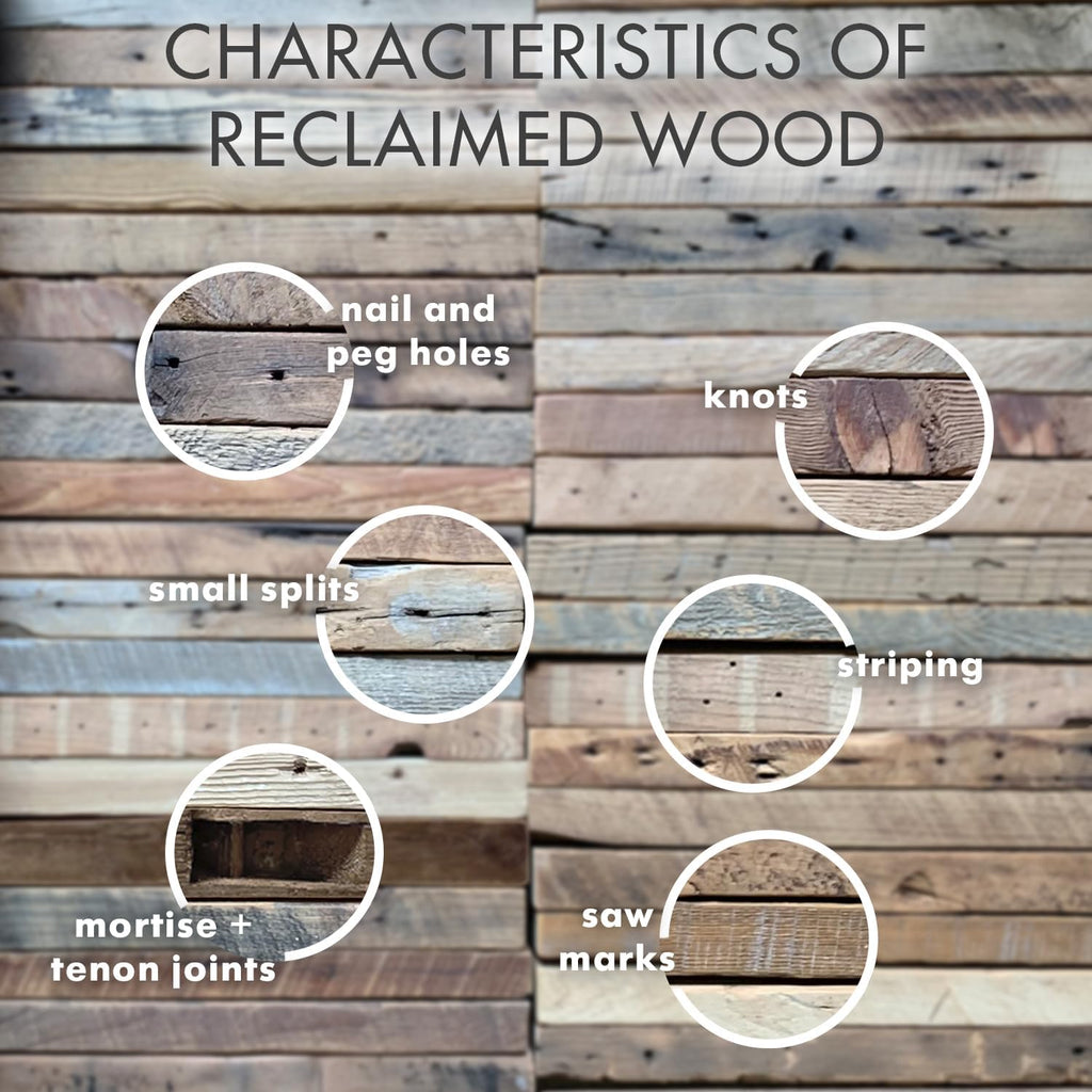 Urban Legacy Reclaimed Barnwood Planks | Floating Shelves for Wall w/Flush Mount Shelf Bracket Set Included | Set of 2 (Natural, 18' x 7' x 2')
