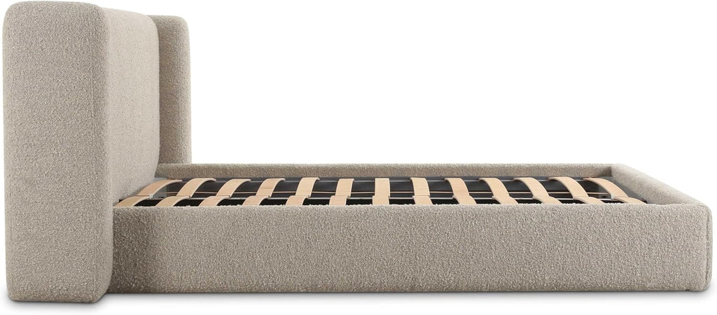 Tov Furniture Babette Tan Boucle Queen Bed