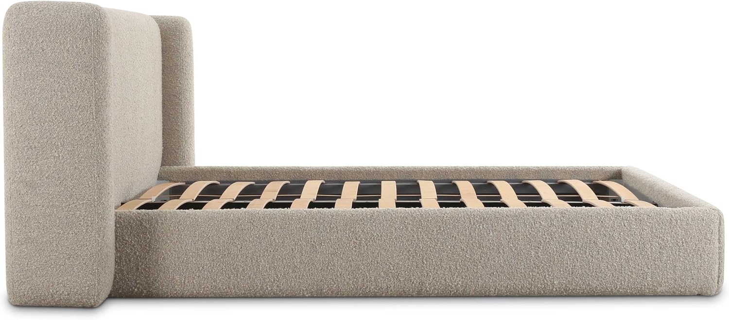 Tov Furniture Babette Tan Boucle Queen Bed