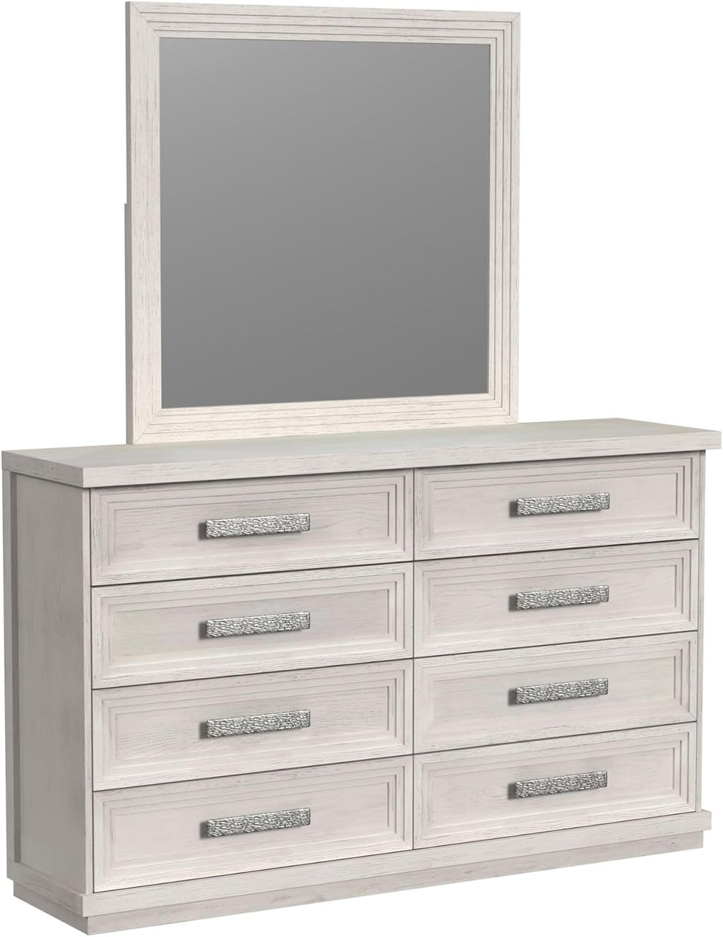 Picket House Furnishings Rhiannon King Storage 5PC Bedroom Set in Antique White