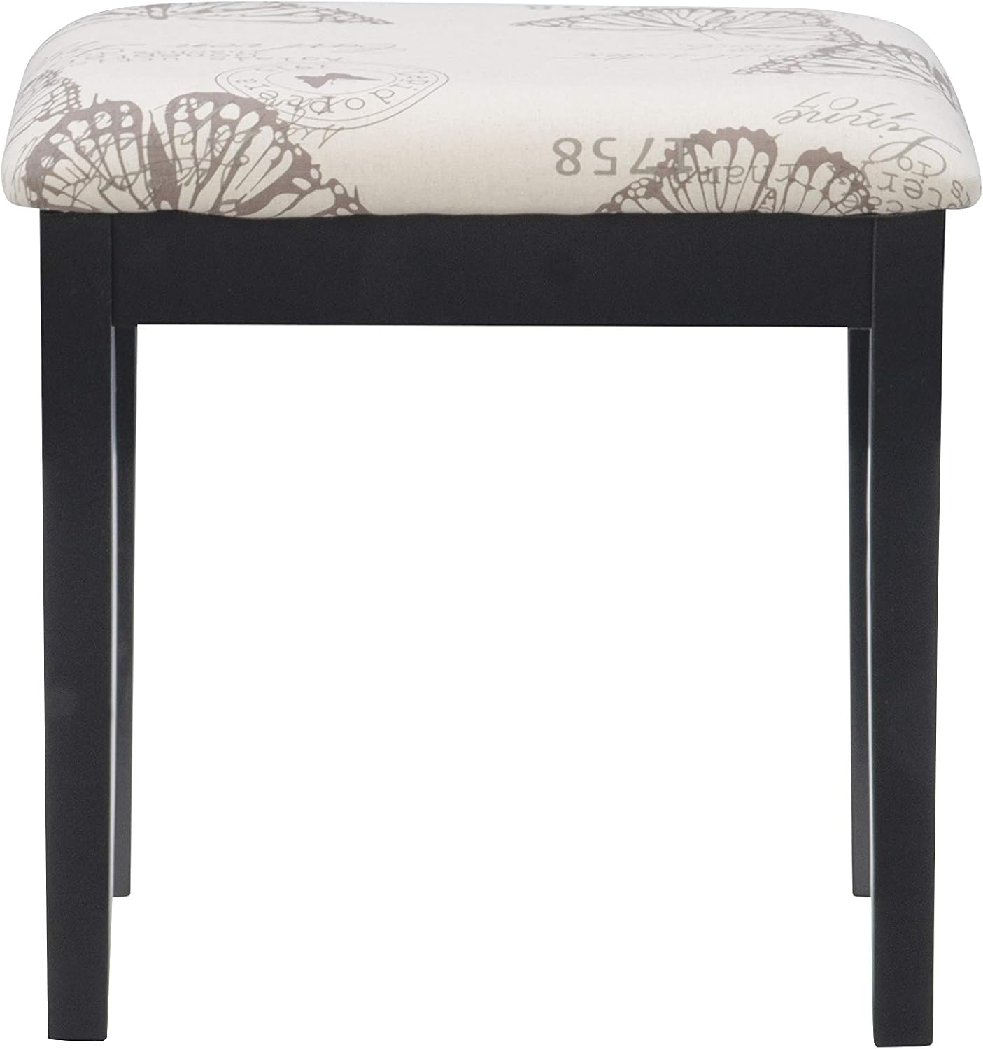 Linon Vanity Set, Black